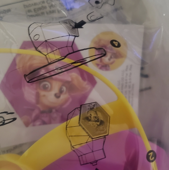 2/$20 Paw Patrol Skye The Mighty Movie Spin Master Toy made for Burger King 2023 - Picture 3 of 8